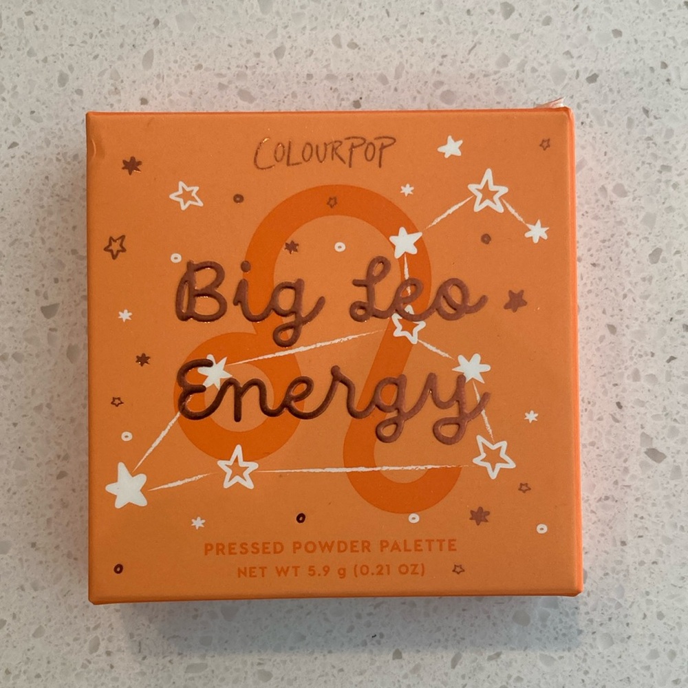 ColourPop “Big Leo Energy” Pressed Powder Palette